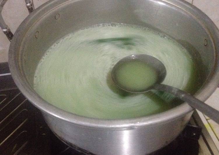 resep makanan Agar2 santan pandan