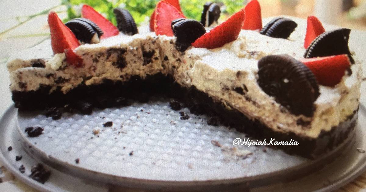 Resep Oreo Cheese Cake Resep Oreo Cheese Cake