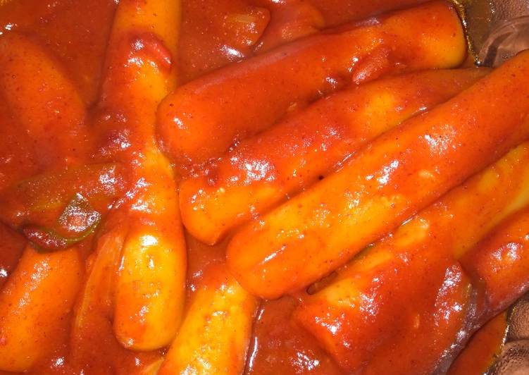 resep Topokki sederhana dan yummy