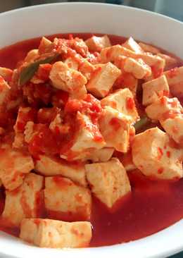 Tahu kediri Sambal