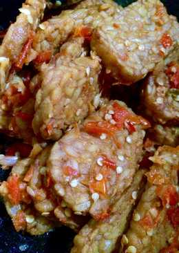 Tempe penyet pedas simpelll enakkk