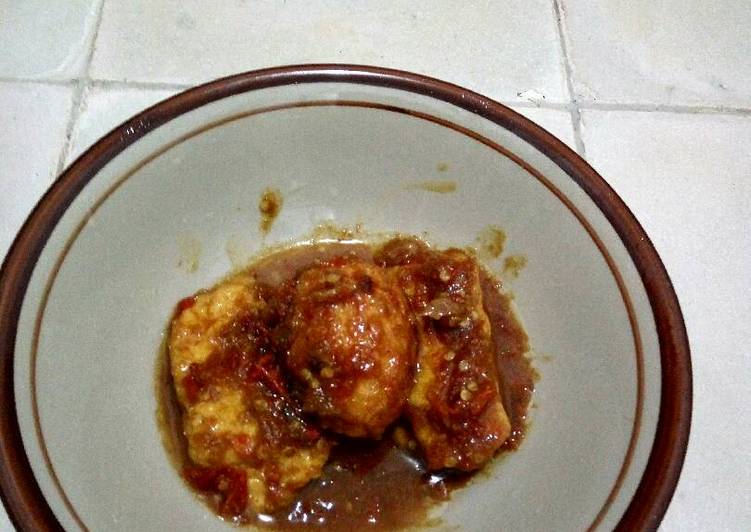 resep makanan Telur tahu bumbu kecap