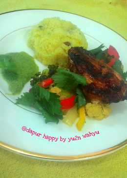 Chicken Tandoori with Lemon Rice n Mint Chutney