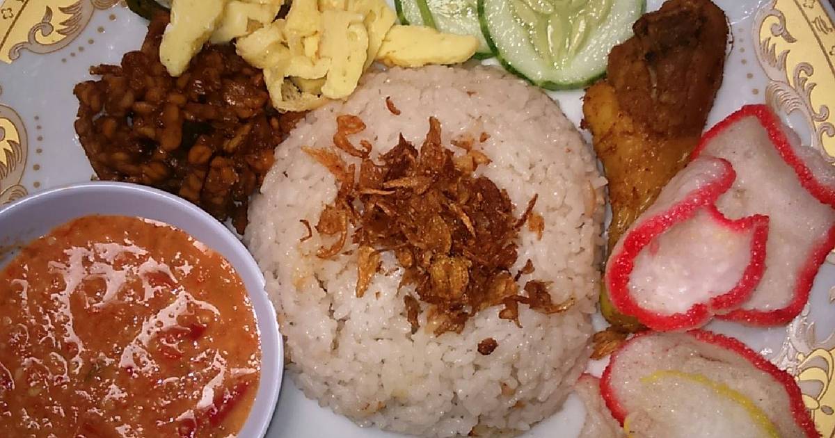 Resep Nasi Uduk Sambal Kacang  oleh Mellhana Cookpad