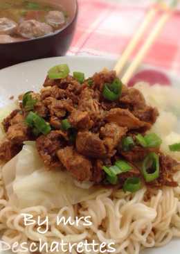 Mie ayam bakso homemade