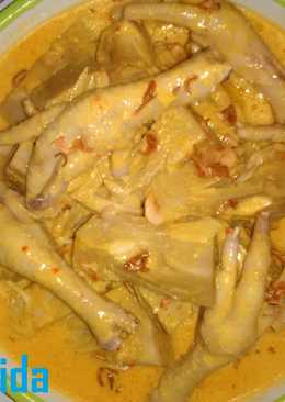 Gulai Manis Nangka Muda dan Ceker