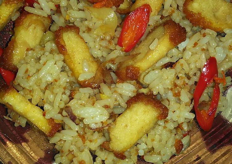 resep Nasi Goreng Nugget Saos Tiram Simple