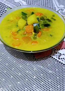 Kari sayuran kaldu ceker