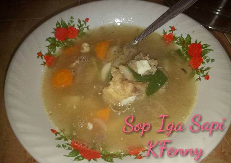 bahan dan cara membuat Sop Iga Sapi #KitaBerbagi