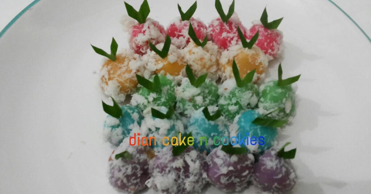 Resep Klepon Pelangi Resep Klepon Pelangi
