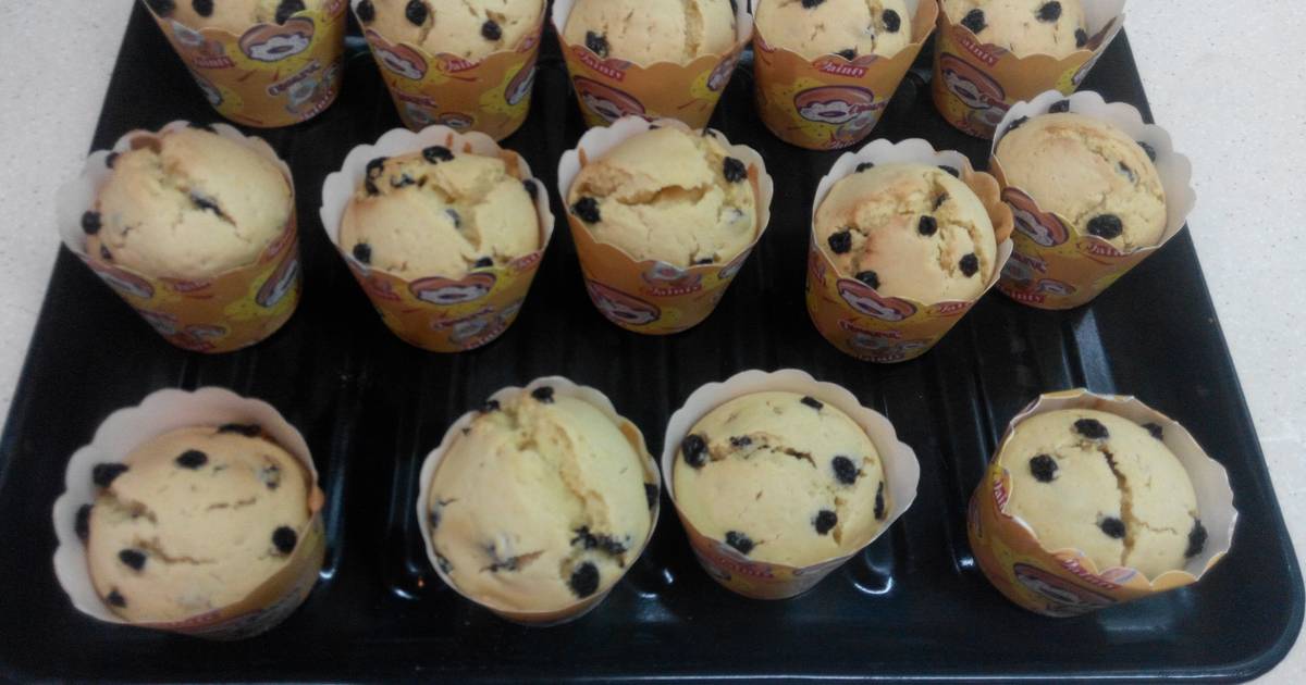 Resep Cup Cake Muffins Kismis