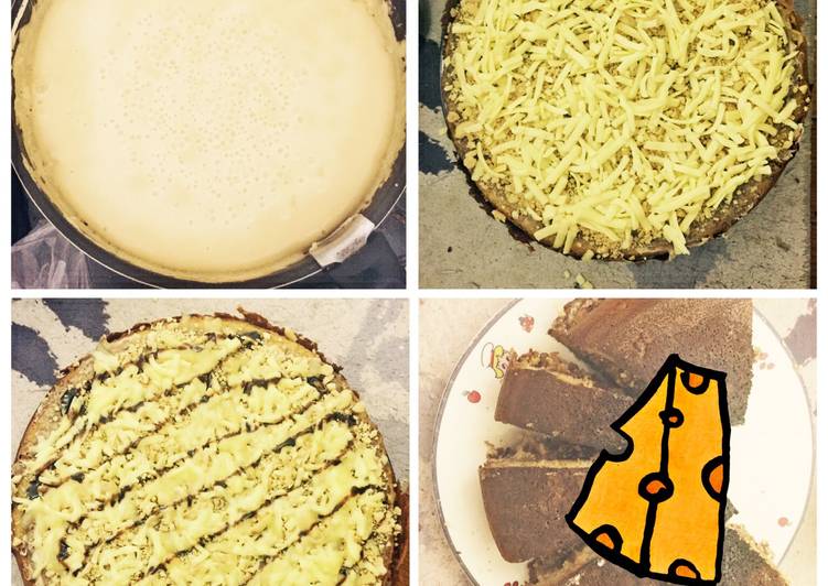 resep lengkap untuk Terang bulan/martabak manis mozarella