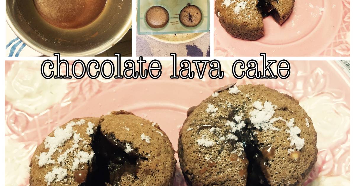Resep molten chocolate lava cake