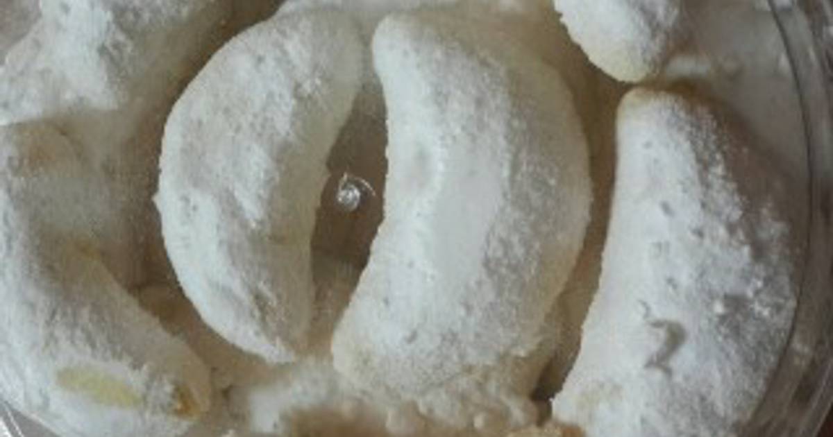 Resep Kue Putri Salju Tanpa Kacang (Snow White Cookies)