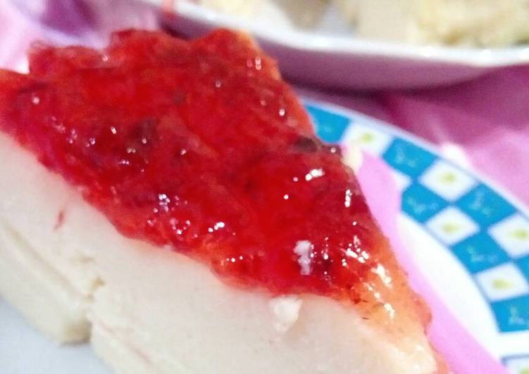 resep lengkap untuk Srawberry Cheese Cake Roti Tawar