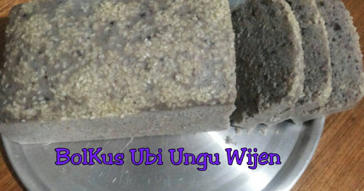 Resep BolKus Ubi Ungu Wijen