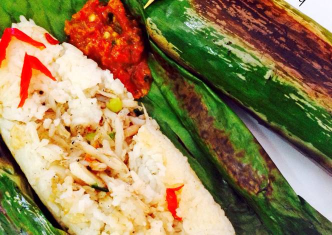 Resep Nasi Bakar Teri Medan Super Lezat