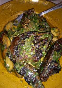 ikan salai + jengkol cabe ijo