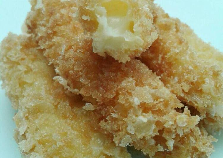 bahan dan cara membuat Cheddar Goreng