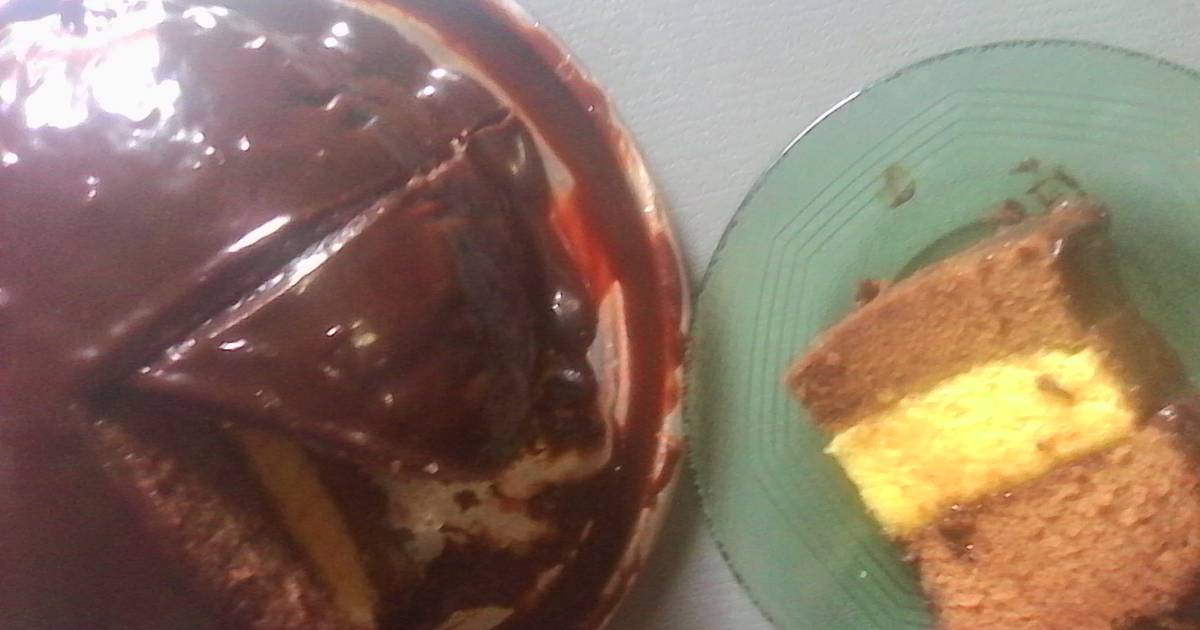 Resep bolu kukus siram coklat