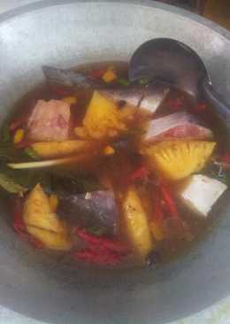 Pindang Tumis Ikan Patin with nanas manis 