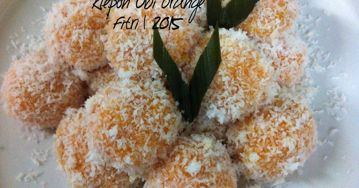 Resep Klepon ubi orange
