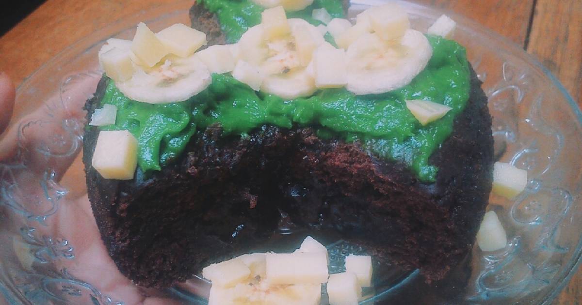 Resep Greentea Choco Lava Cake Resep Greentea Choco Lava Cake