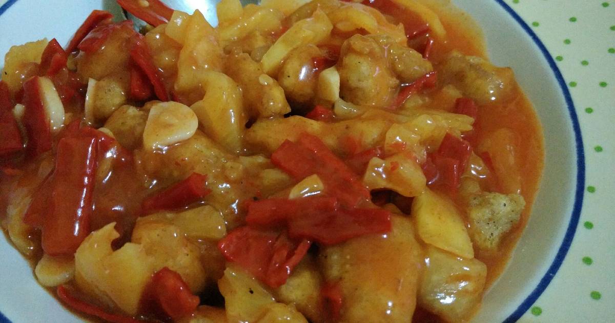 iResepi iayami iasami imanisi saus nanas oleh dwi arliani Cookpad