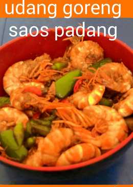 Udang Goreng Saos Padang