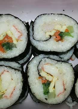 Kimbab buat bekal sekolah anak atau ke kantor