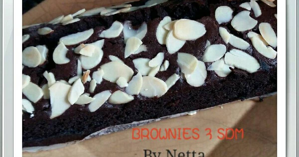 Resep Brownies 3 sdm by netta