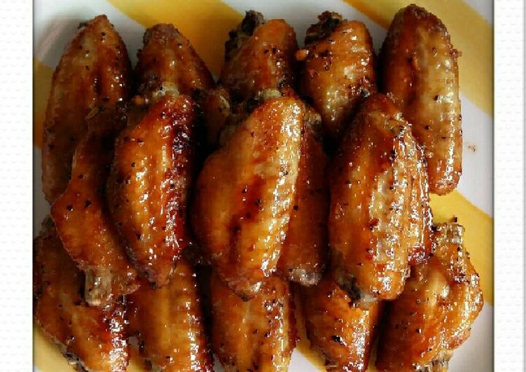 Resep Spicy chiken wing Ala pizza hut - Netta