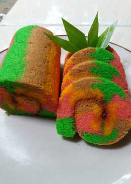Bolu gulung pelangi