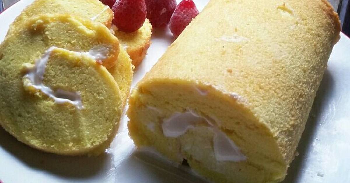 Resep Bolu Gulung isi Cream Cheese Resep Bolu Gulung isi Cream Cheese