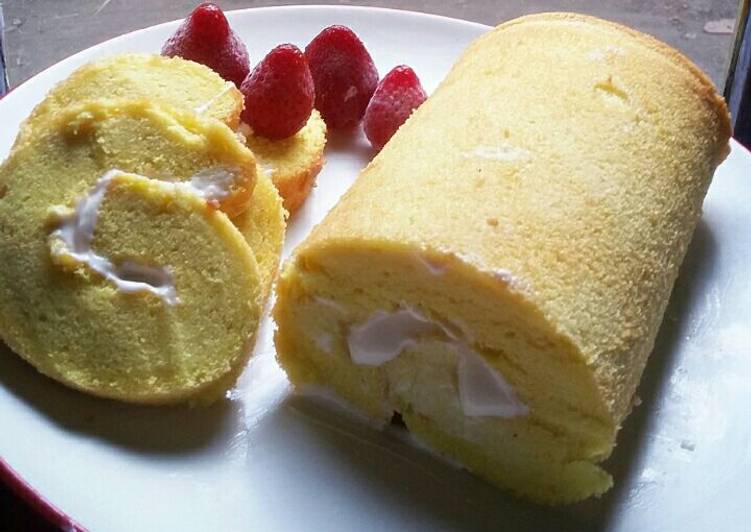 resep masakan Bolu Gulung isi Cream Cheese