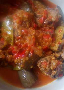 Terong & hati ayam balado