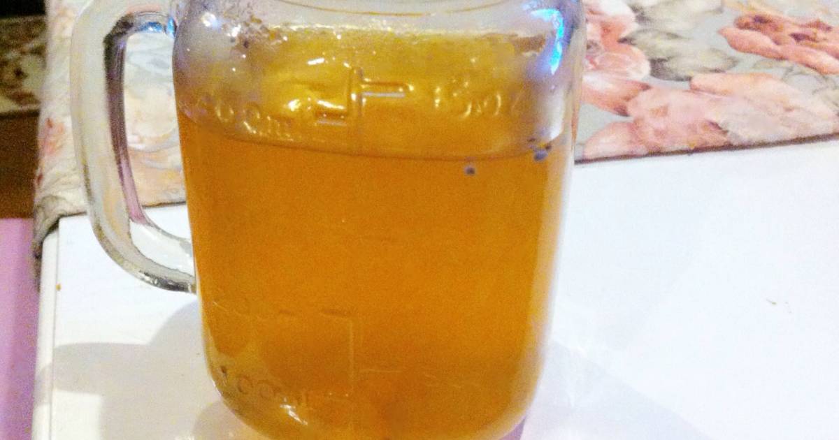 Resep Hot lemon tea selasih (healthy)