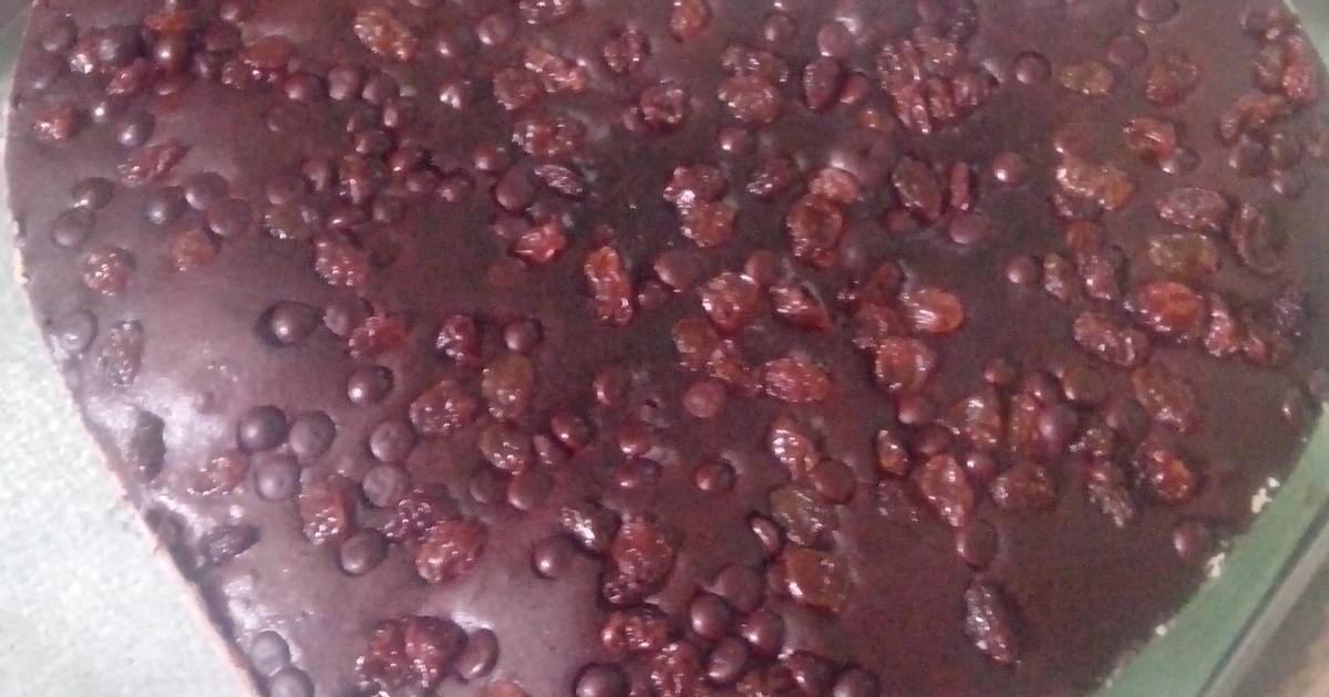 Resep bronis choco chip dan kismis panggang Resep bronis choco chip dan kismis panggang