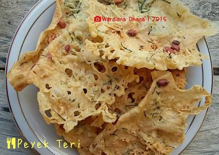 Resep Peyek Teri Medan - Wardiana Dhana