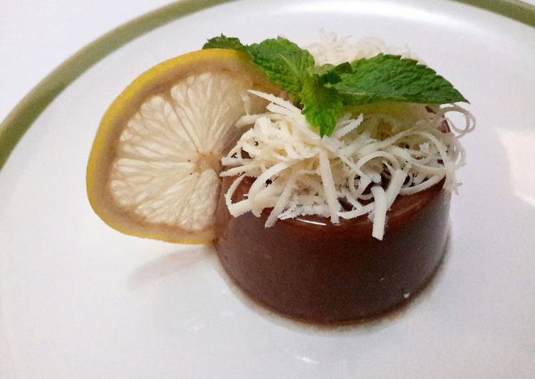 resep masakan COC Pudding (Choco~Orange~Cheese)