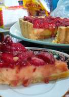 Pie susu menyerupai new york cheese cake. :D