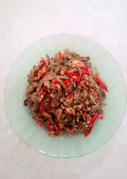 Tumis pare campur telur