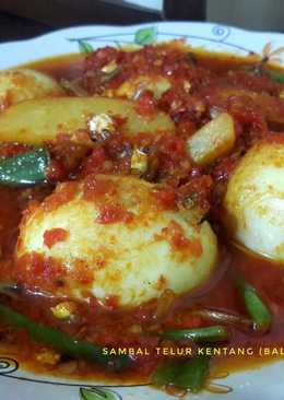 Sambal Telur Kentang (Balado)