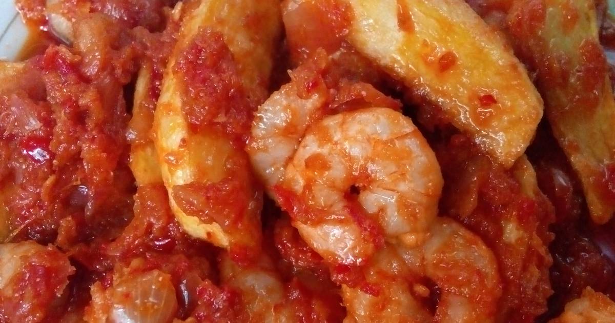 Resep udang kentang  balado  oleh Aulya Ramadhani Cookpad