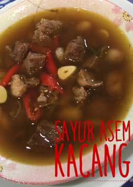 Sayur Asem Daging sapi kacang merah