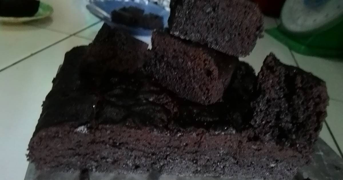 Resep brownies kukus coklat yummiiii.. Resep brownies kukus coklat yummiiii..