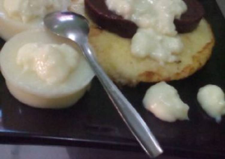 resep Pancake pudding coklat mix fla susu