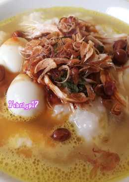 Bubur ayam telur puyuh