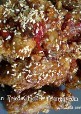 Korean Fried Chicken (Yangnyeom Tongdak)