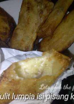 Lumpia isi pisang keju